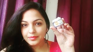 Review of VLCC Almond Under Eye Cream  Dark Circles  Puffy Eyes  Wrinkles  Tired Eyes [upl. by Hut693]