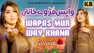 gulaab khana  NEW SONG WAPAS MUR WAY KHANA  SINGER GULAAB OFFICIAL [upl. by Nedah]