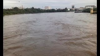 Flooded Ashok Pillar  Ekkaduthangal  view from Metro  Chennai Floods 2015 [upl. by Ailina]