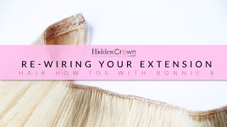 Rewiring your Hidden Crown Hair Extensions [upl. by Milton]