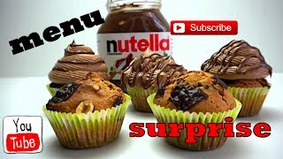 Recette facile de MUFFINS au NUTELLA [upl. by Ecniv961]