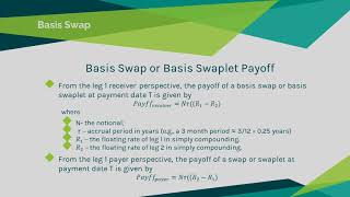 Basis Swap Valuation Practical Guide [upl. by Yracaz513]