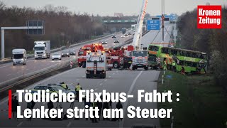 Tödliche FlixbusFahrt Lenker stritt am Steuer dann wurde alles schwarz  kronetv NEWS [upl. by Armmat142]