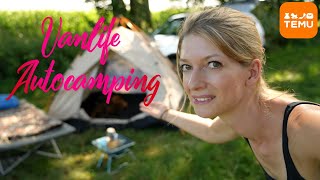 🚙​Simples Autocamping mit Billigprodukten  👌​​Top oder Schrott👎 Ich teste Temu Outdoor Artikel​⛺​ [upl. by Siloam592]