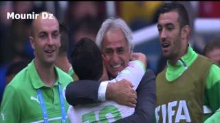 Vahid halilhodzic Cri de joie Pleure merci Abdelmoumene Djabou Algérie 4  2 Corée [upl. by Kentigera13]