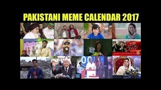 Pakistan Meme Calendar 2017  PakiXah [upl. by Selimah846]