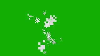 Minecraft death pixel effect green screen by vwmp4 [upl. by Kcirddec120]