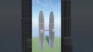 Epic Minecraft Skyscrapers minecraft building minecraftbuilding [upl. by Aribold]