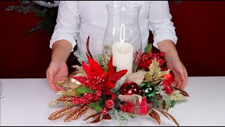 How To make A Christmas Centerpiece On A Budget  Olivias Romantic Home Collaboration [upl. by Nahtanha816]