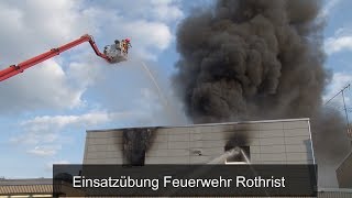 Einsatzübung Feuerwehr Rothrist [upl. by Atimad]