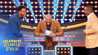 The NFLs finest battle it out on the Feud  Celebrity Family Feud [upl. by Shaya800]