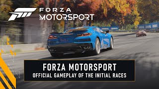 Forza Motorsport – Official Gameplay of the Initial Races [upl. by Ymmak]