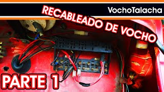 Recableado de vocho parte 1 ignición testigos de velocímetro y sistema de carga  VochoTalacha [upl. by Arehsat]