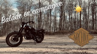 On se promène sur les routes de campagne avec lArchive Scrambler 125cc AM64 [upl. by Nathanson]