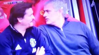 Mourinho asks Michael Carrick Why Man Utd Fans Sing About Diego Forlan [upl. by Marvella7]