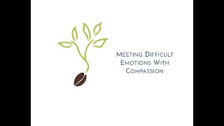 Meeting Difficult Emotions With Compassion [upl. by Nyllij]