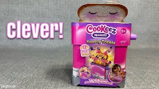 Cookeez Makery Toasty Treatz Mystery Pack Opening What a Neat Idea [upl. by Aicelf]