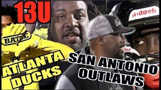 Myzel Miller led San Antonio Outlaws v Atlanta Ducks v 13U  Battle National Championships 🔥 2017 [upl. by Blinnie754]