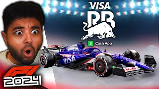 Visa Cash App RB F1 2024 Car Launch RB01 Livery Reveal  F1 2024 Car Launch LIVE [upl. by Holton]