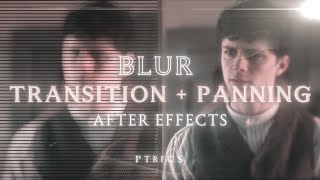 Smooth BCC Lens blur transition  panning tutorial  After Effects [upl. by Lupita]