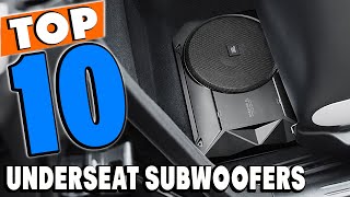 Top 10 Best Underseat Subwoofers Review in 2024 [upl. by Atisor]