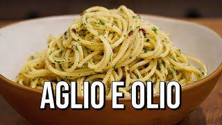 Spaghetti Aglio E Olio  Garlic And Oil Pasta Recipe [upl. by Leund85]