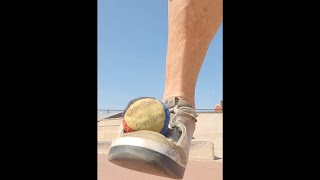 Extreme Footbag Athlete Performs INSANE Footbag Stunt [upl. by Neumann]