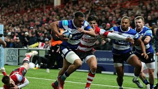 Gloucester vs bath rugby [upl. by Aicirt82]