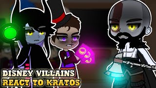 Disney villains react to Kratos  Gacha React [upl. by Gerianna]