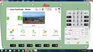 3  الضبط المؤقت للجهاز setup  leica captivate [upl. by Cirred]