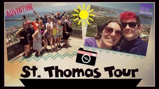 Saint Thomas private island tour  Carnival Magic Cruise Vlog Day 4 ep9 [upl. by Acnayb237]