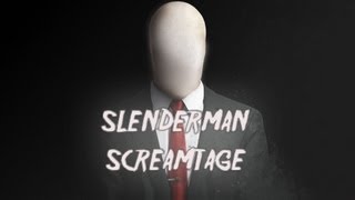 SLENDERMAN SCREAMTAGE Reaction Compilation [upl. by Enairb]