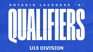 2024 Ontario Lacrosse 2nd quotAquot Qualifier 🥍 U13 Burlington v Toronto Beaches July 19 2024 [upl. by Eladnor996]