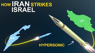 How Irans Ballistic Missiles Strike Israel  israel iran lebanon [upl. by Ellennaj]