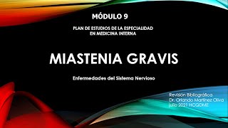 Miastenia Gravis MG [upl. by Cul]