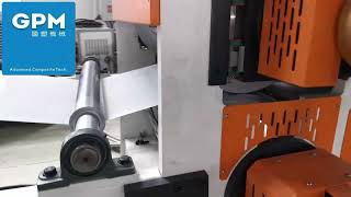 PEglass fiber reinforced thermoplastic tape Manufacturing Machinefor thermoplastic composite pipe [upl. by Bibeau]