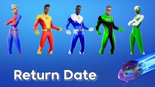 SUPERHERO SKINS RETURN RELEASE DATE IN FORTNITE ITEM SHOP SuperHero Skins Coming Back [upl. by Ljoka]