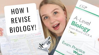 HOW I REVISE a level biology [upl. by Tterej]