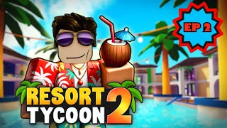 TROPICAL RESORT TYCOON 2 Roblox AIRPORT [upl. by Llemaj897]