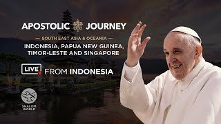 Apostolic Journey to Indonesia  Day 3  Shalom World [upl. by Ebony443]