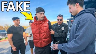 Fake Peso Pluma Gets Arrested Prank [upl. by Negaet]