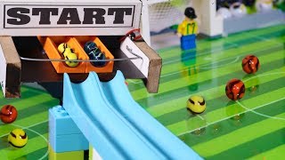 Marble Race Football Tournament  2018 FIFA World Cup Marble run [upl. by Einnob]