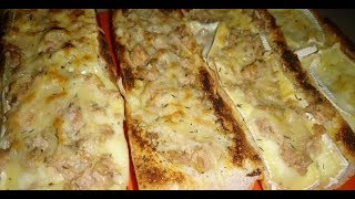 Pain grillé au camembert خبز محمص بجبن الكاممبار [upl. by Edrock]