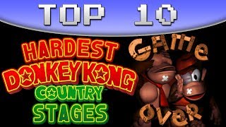 Top 10 Hardest DKC SNES Stages  AntDude [upl. by Camp]