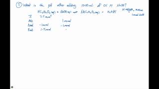 173 Weak Acid  Strong Base Titration pH Add Base [upl. by Parrisch807]