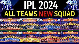 IPL 2024  All Team Squad  IPL Teams 2024 Players List  RCBCSKMIKKRSRHGTDCPBKSRRLSG [upl. by Husch]