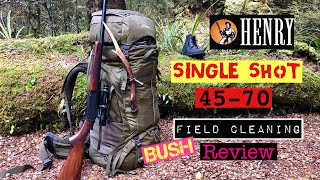 Henry Single Shot 4570  Review and Field Cleaning [upl. by Yerxa716]