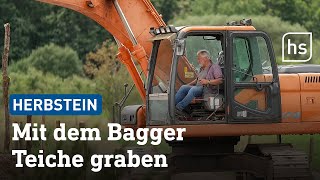 Wie ein Bauunternehmer mit seinem Bagger die Natur retten will  hessenschau [upl. by Rehpatsirhc]