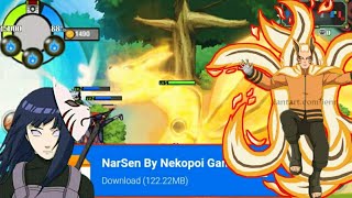 NARUTO SENKI MOD APK TERBARU 2021  NO COOLDOWN  NEW EFECT  FULL CHARACTER  PERFECT KURAMA [upl. by Arawaj]