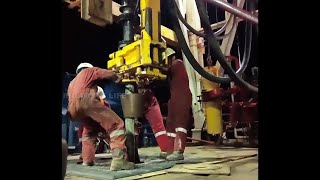 Tripping on rig working floorman rig ad drilling oil tripping [upl. by Sidwohl706]